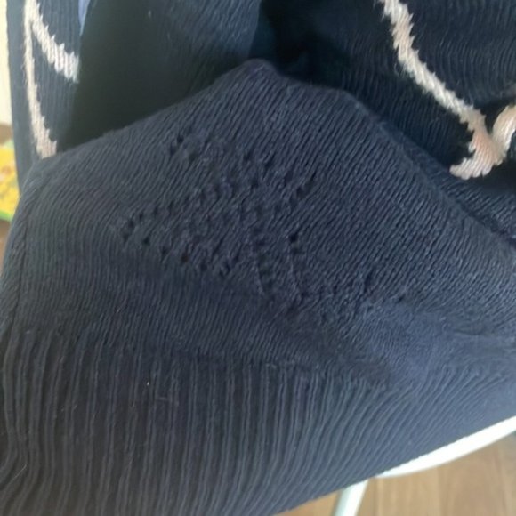 ZADIG & Voltaire Size M Marcus Heart ❤️ Sweater Navy - Picture 4 of 11